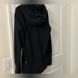Lululemon Black Hooded zip up size 12